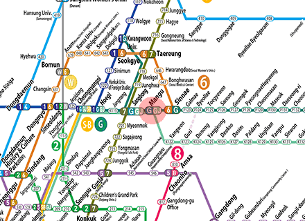 Mangu station map