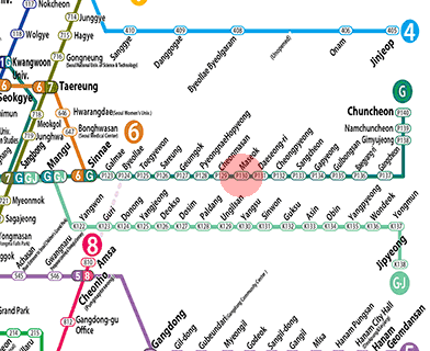 Maseok station map