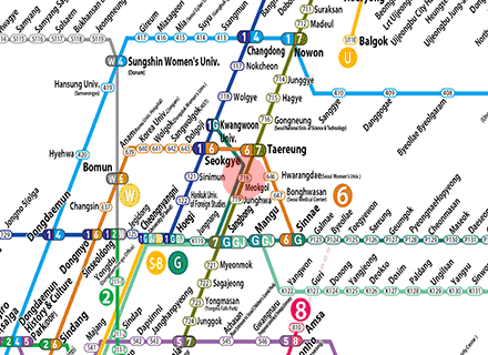 Meokgol station map