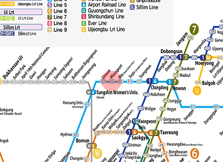 Miasamgeori station map