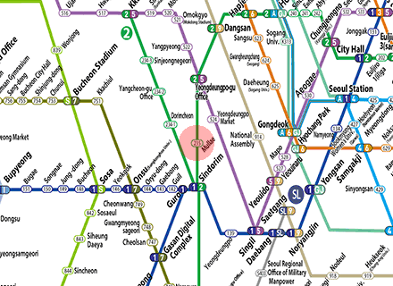 Mullae station map