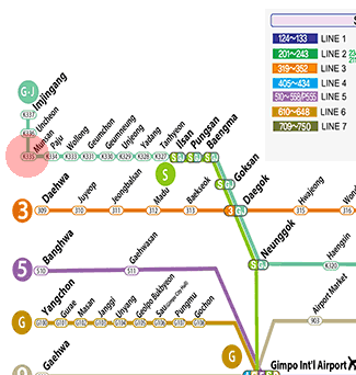 Munsan station map