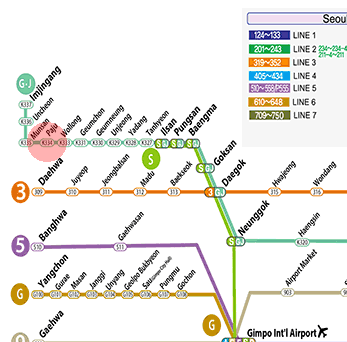 Paju station map