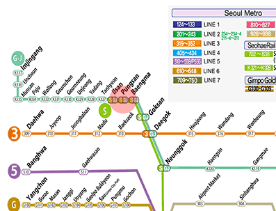 Pungsan station map