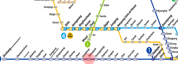 Pyeongtaek station map