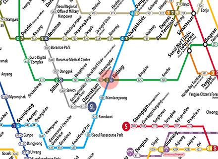 Sadang station map