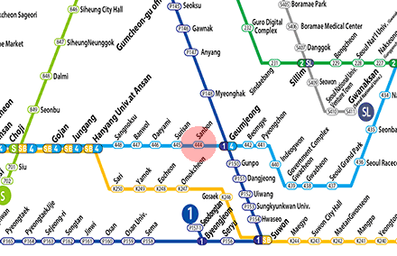 Sanbon station map