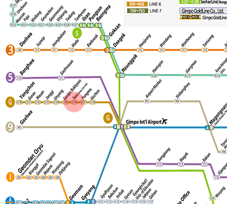 Sau station map