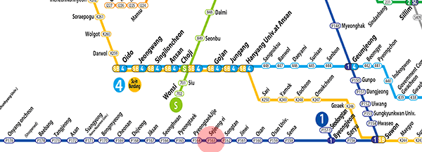Seojeongni station map