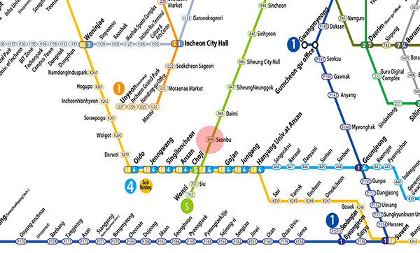 Seonbu station map