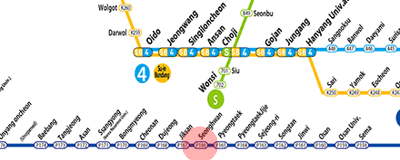 Seonghwan station map