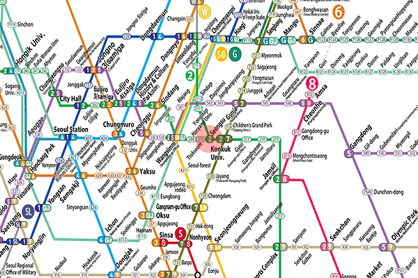 Seongsu station map