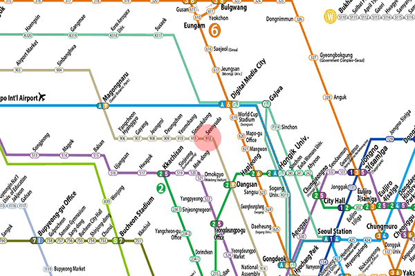 Seonyudo station map