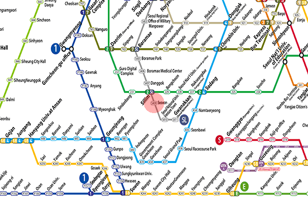 Seowon station map