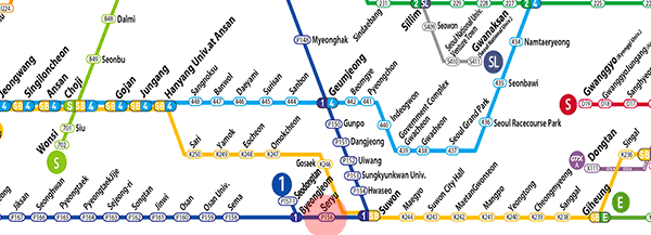 Seryu station map