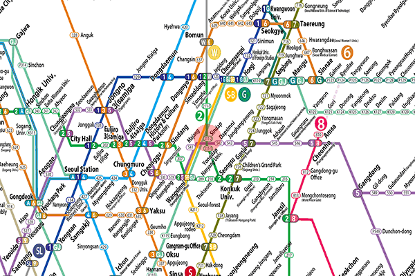 Sindap station map