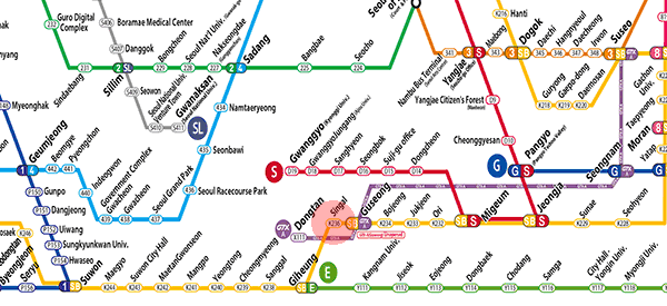 Singal station map
