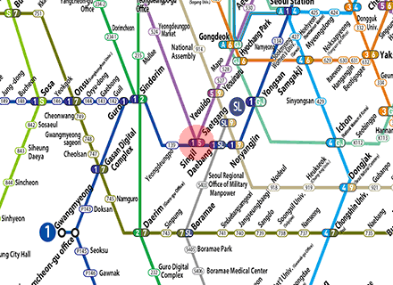 Singil station map