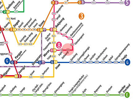 Sinheung station map