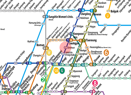 Sinimun station map