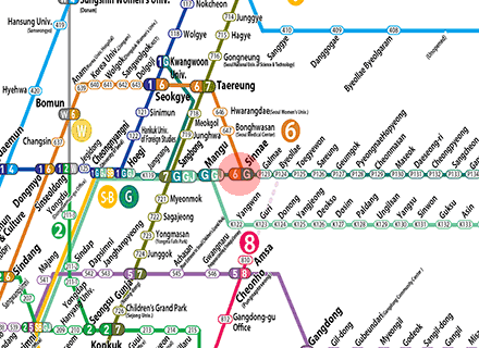 Sinnae station map