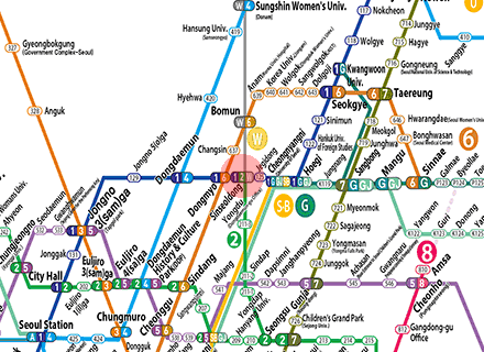 Sinseol-dong station map