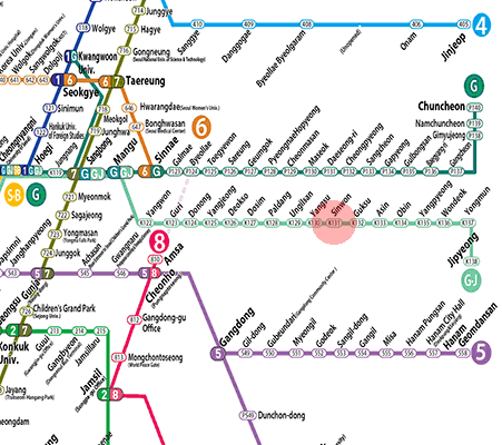 Sinwon station map