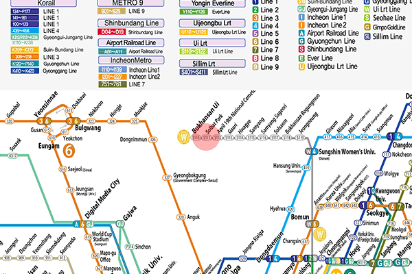 Solbat Park station map