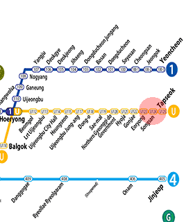 Songsan station map