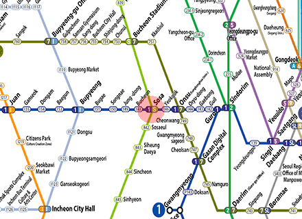 Sosa station map