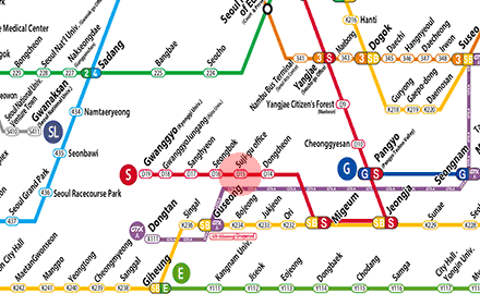 Suji-gu office station map