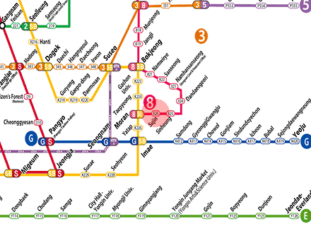Sujin station map