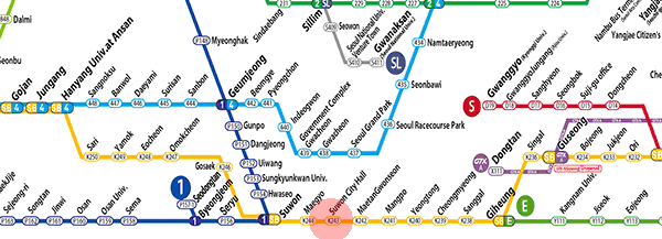 Suwon City Hall station map