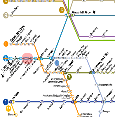 Unseo station map