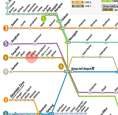 Unyang station map