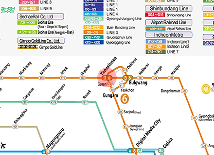 Yeonsinnae station map