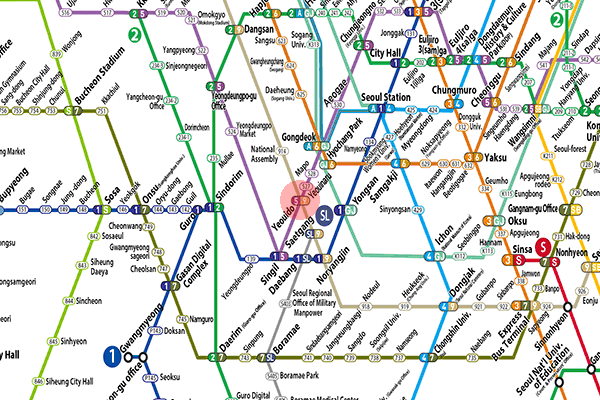 Yeouido station map