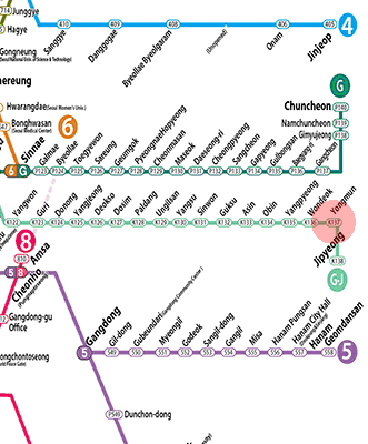 Yongmun station map