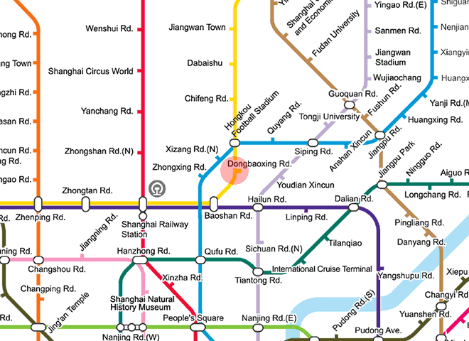 Dongbaoxing Road station map