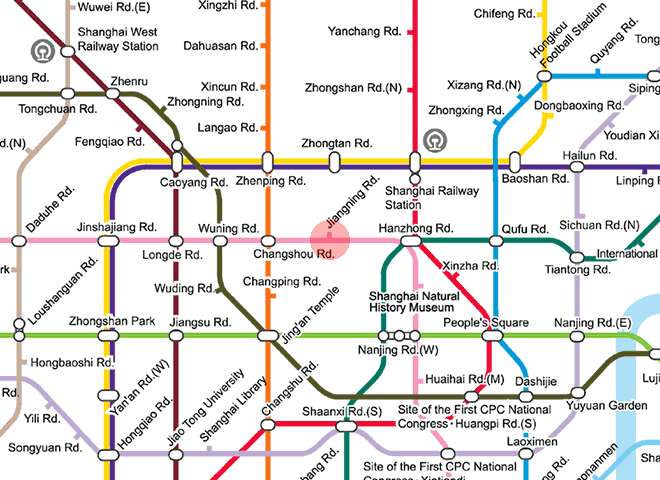 Jiangning Road station map