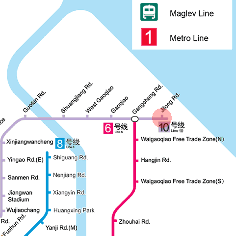 Jilong Road station map