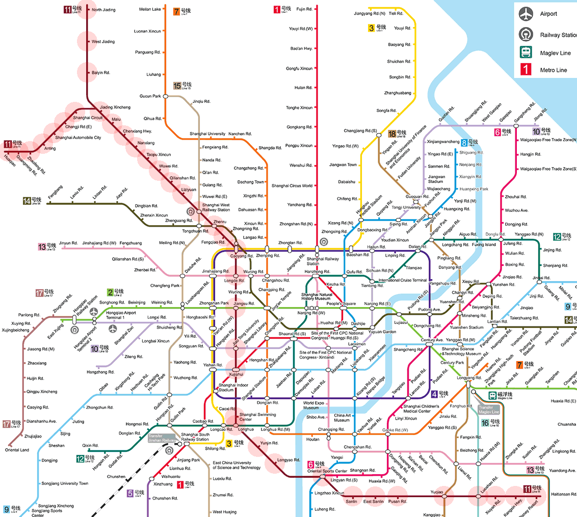Line 11 Map Shanghai Metro