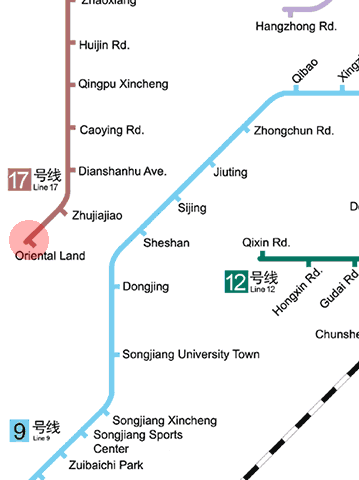 Oriental Land station map