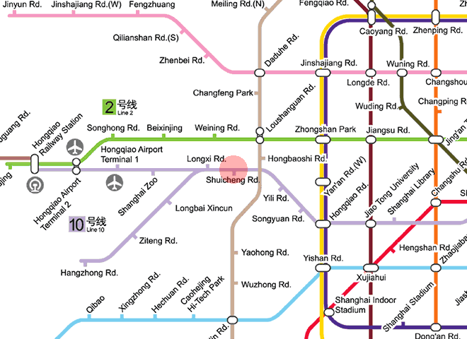 Shuicheng Road station map