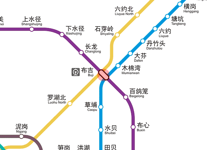 Buji station map