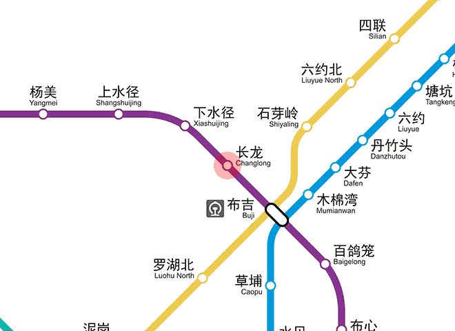 Changlong station map