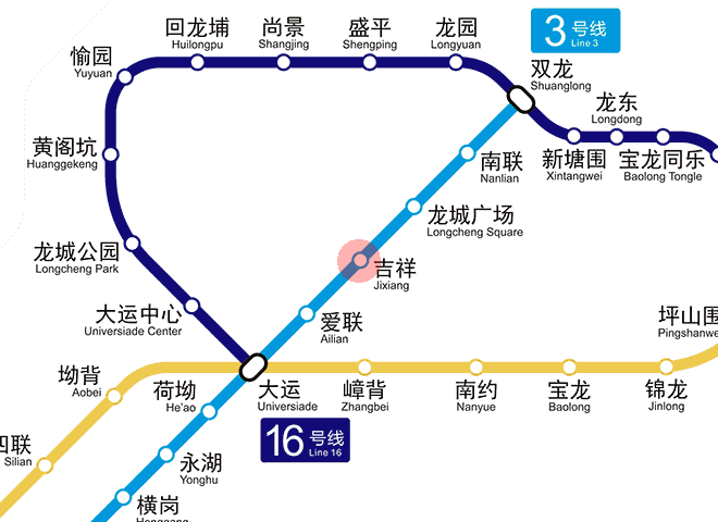 Jixiang station map