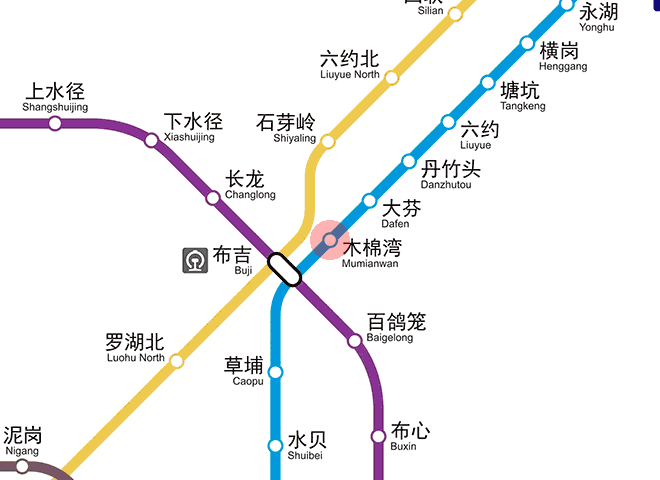 Mumianwan station map