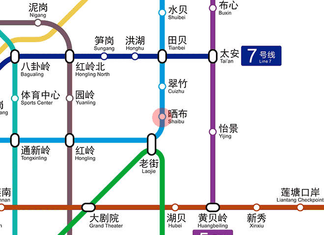 Shaibu station map