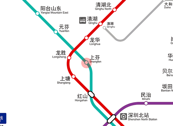 Shangfen station map